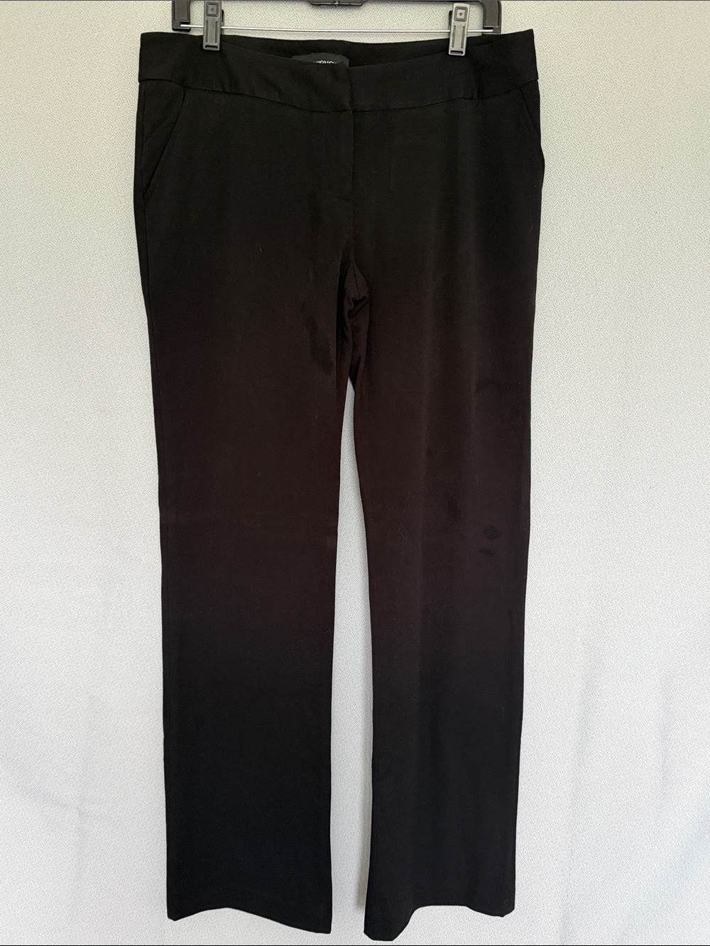 Amanda & Chelsea Black Boot Cut Stretch Dress Pants - size 10 long inseam